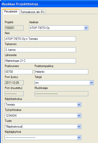 Laskennan tallennus Tallenna tallentaa laskennan. Sulje(OK) kysyy myös, tallennetaako uusi projekti.