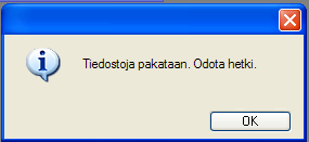 Projektin tiedot Projektin siirtäminen laskijalta toiselle Tämän ohjeen avulla saat siirrettyä ATOPsLite -laskentoja tietokantoineen laskijalta toiselle (=toiseen ATOPsLite ohjelmaan).