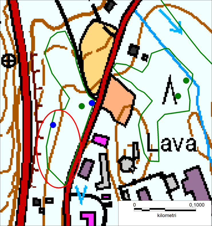 FCG SUUNNITTELU JA TEKNIIKKA OY Kaavaselostus, ehdotus 5 (14) Mikkelin kaupunki 22.9.2015 Ristiina ESE Kitereentie asemakaava Kuva 5. Kitereentien liito-oravat.