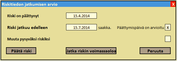 Koosteet tietosisällöt ja toiminnalliset vaatimukset Kuva 18. Riskitiedoissa Kriittiset riskit erotetaan hoidossa huomioitavista riskeistä.
