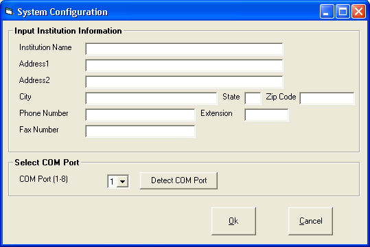 Configuration Manager -ohjelman käynnistys 1. Valitse ITC CM-ohjelmakuvake. Käynnistysruutu näytetään: 2.