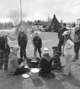 Ylläs-Partio toteutti kaikille avoimen partiopäivän lauantaina 27.4.