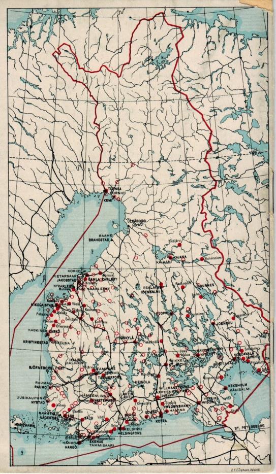 Aate levisi nopeasti Kuukauden kuluessa Helsingin ulkopuolelle oli perustettu 13 yhdistystä.