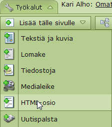 3.3 Tapahtumien näyttäminen eli upotus nettisivuille Ryhmän tulevien tapahtumien tiedot ilmoittautumislinkkeineen saa näkyviin joukkueen nettisivuille, kopioimalla tarvittava HTML-koodi Sporttisaitin