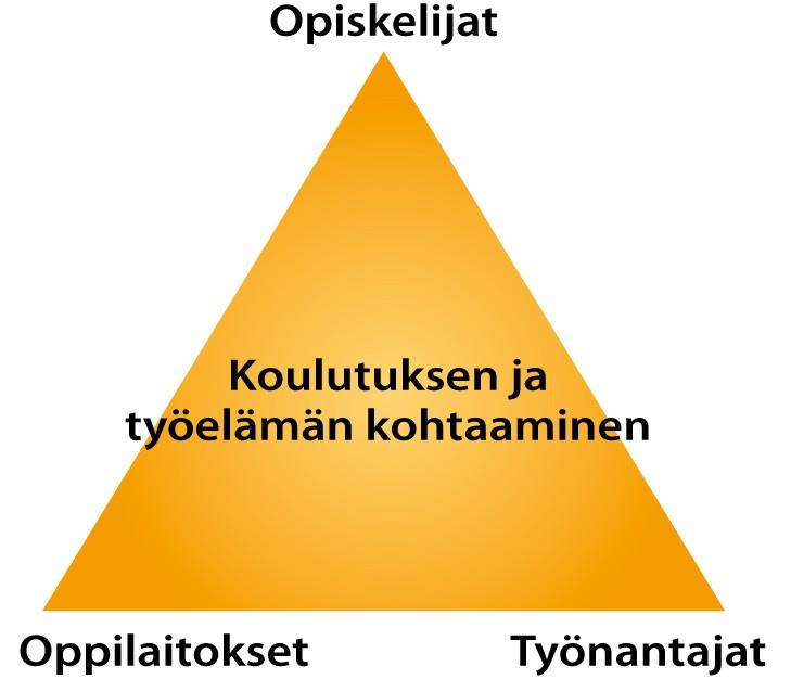 TYÖELÄMÄÄN LIITTYVÄ OPPIMISKOKEMUS teoreettisen tiedon yhdistäminen käytäntöön ammatillinen kehittyminen ja ammatti-identiteetin kasvu työmarkkinoilla tarvittavan osaamisen kehittäminen työelämään