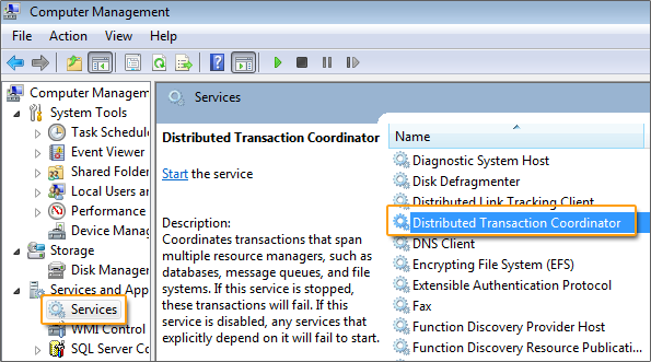79 Microsoft Distributed Transaction Coordinator (ts. MS DTC) -niminen transactionmanageri (Knight ym. 2008, 503).