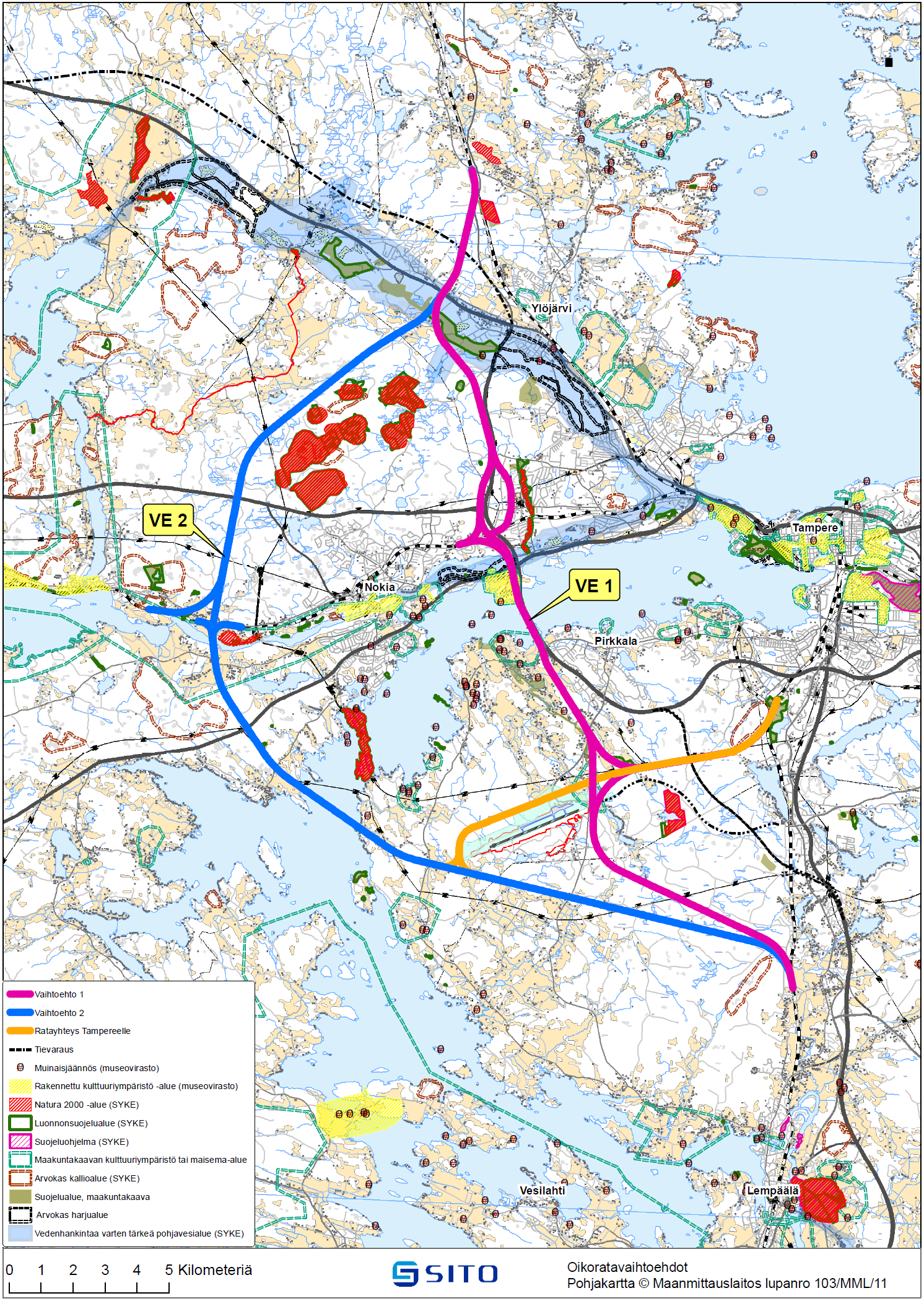 Tampereen läntisen oikoradan esiselvityksen