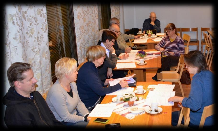 Syyskokous 18.11. Puheenjohtaja Siiri Ylivarvi avasi kokouksen ja kiitti kaikkia ladun toiminnassa mukana olleita. Puheenvuorossaan hän kertoi Hämeenlinnan Ladun jäsenmäärän olleen 675 henkilöä n.