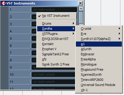 Vaihe 2. Otetaan käyttöön virtuaali-instrumentti.