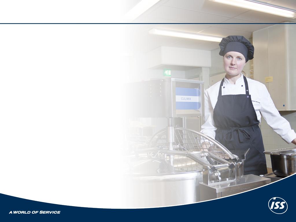 ISS Ruokailupalvelujen tuotestrategia Kulmakivinä omavalmistus ja lähiruoka Valmistamme ruoat ravintoloiden keittiöissä ensisijaisesti lähi- ja kuumavalmistuksena.