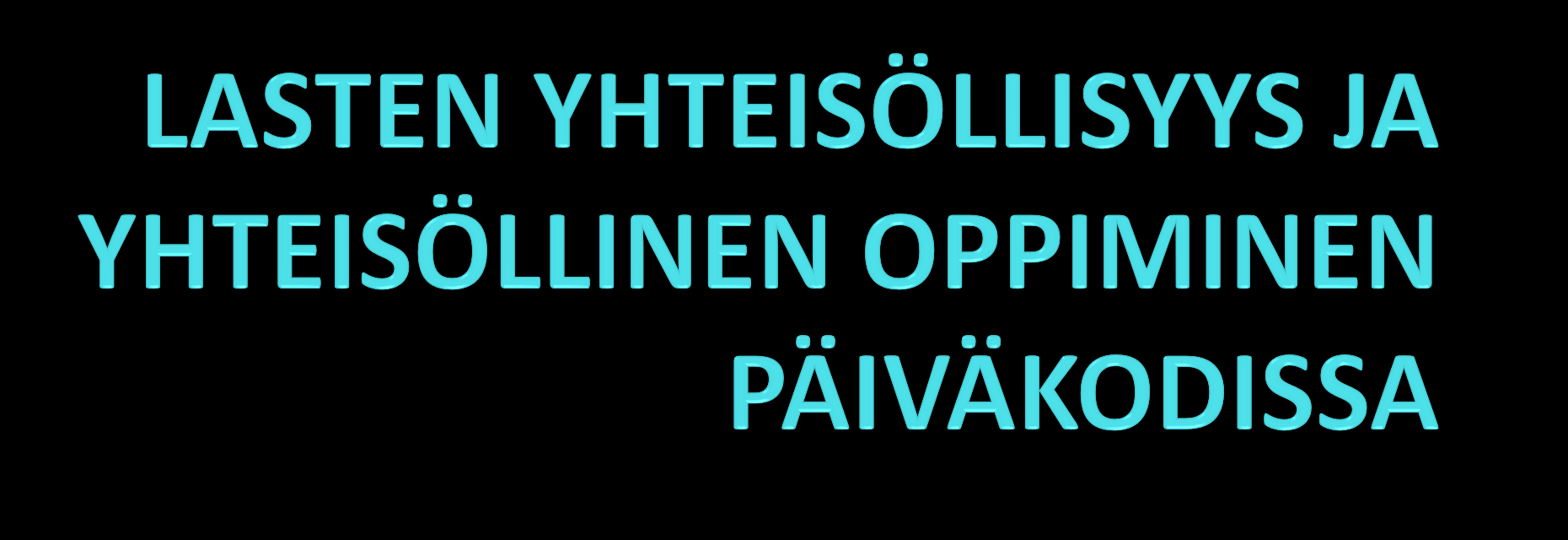 KT Merja Koivula Varhaiskasvatuksen