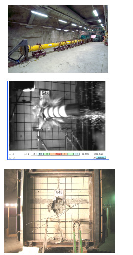 IMPACT Testing Facility 38 IMPACT test facility has been designed to study and measure the impact forces that would arise when an aircraft