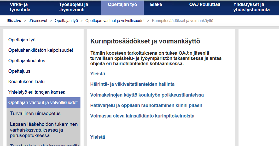 Erikoissairaanhoidon oppilaan opetus Sairaalassa potilaana oleva oppilas saa opetusta sairaalassa. Avohoidossa olevan oppilaan opetus järjestetään pääsääntöisesti oppilaan omassa koulussa.