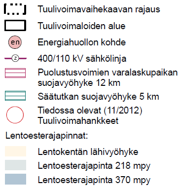 suunnittelualueella ei ole voimassa olevia asemakaavoja. 5.6 