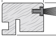 TYÖVAIHEET: Pysäytinkarmin (C) kiinnittäminen Mittaa lattipinnan ja liukukiskon välinen etäisyys. Katkaise pysäytinkarmi (C) mitattuun pituuteen.