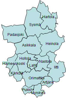 149 16 PÄIJÄT-HÄME Päijät-Hämeen sosiaali- ja terveysyhtymän toimialat ovat erikoissairaanhoito, sosiaali- ja perusterveydenhuolto sekä ympäristöterveydenhuolto.