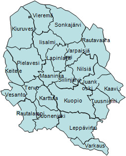 8 POHJOIS-SAVO 76 Pohjois-Savon sairaanhoitopiiri on 23 jäsenkuntansa omistama erikoissairaanhoidon kuntayhtymä, jonka väestöpohja 31.12.2009 oli 248 182.