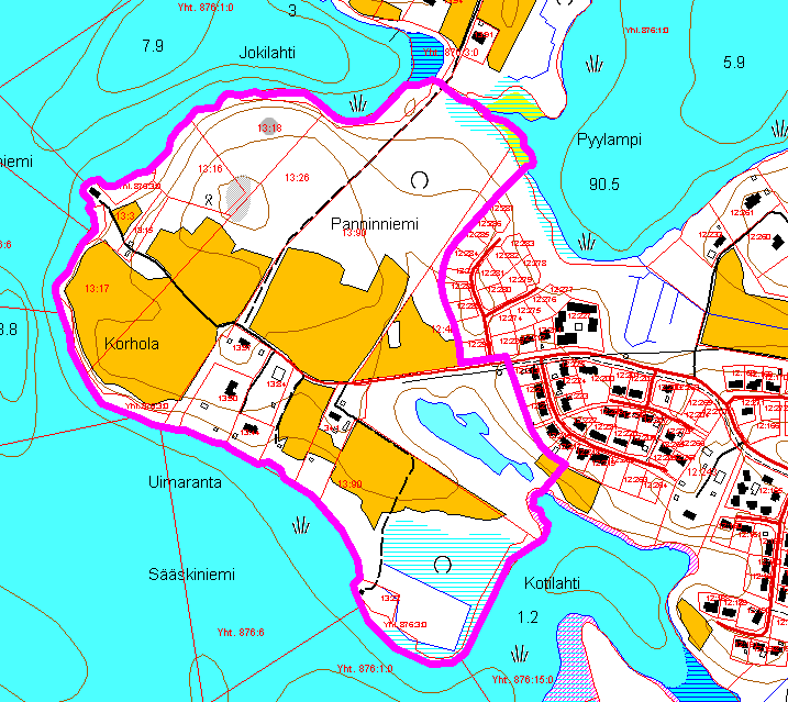 Siilinjärvi Panninniemi 3 Suunnittelu- ja