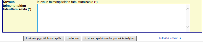 Ohje potilasturvallisuusilmoituksen käsittelijälle 12(18) Jos valitset vaihtoehdon Viedään eteenpäin ylemmälle tasolle, rastita lisäksi vähintään yksi syy, miksi lähetät tapahtuman ylemmän tason