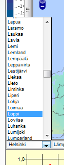 Millainenhan ilmasto Lopella mahtaa silloin olla? Tuuli aukaisee Ilmasto-opas.fi sivuston ja huomaa Kartat, kuvaajat ja datat välilehden. Löytyisiköhän Loppi kartalta? 1.