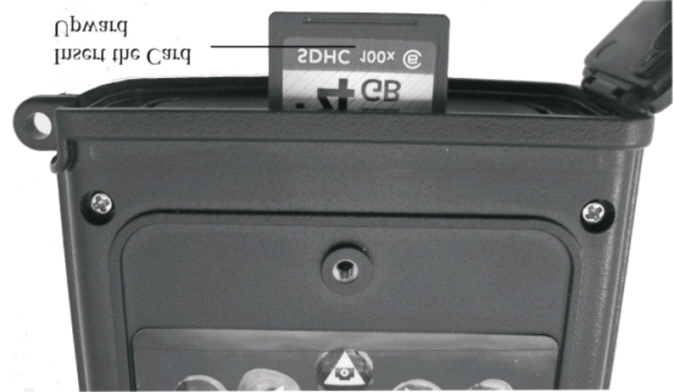 2.2 SD-kortin asentaminen Kamerassa ei ole omaa sisäistä muistia. Se ei toimi ilman SD- tai SDHC-muistikorttia.