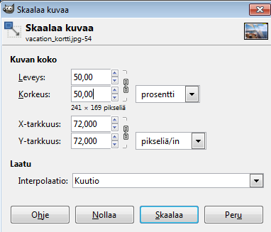 Haaga-Helia ammattikorkeakoulu GIMP-ohje 24 (38) 8.6.