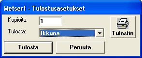 Luku 11 Tulostaminen Tulosteet ovat olennainen ja välttämätön osa jäsenrekisteriä ja maanvuokrasopimuksia. Seuraavassa käydään läpi tulostukseen liittyviä asioita.