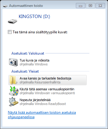 Varmuuskopiointi Muista tehdä varmuuskopiot säännöllisesti, esim. viikoittain tai aina, kun tietoja on syötetty tai muutettu!