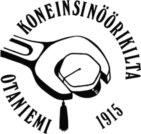 PÖYTÄKIRJA Koneinsinöörikilta ry Hallituksen kokous 17/2013 Aika: ma 6.5.