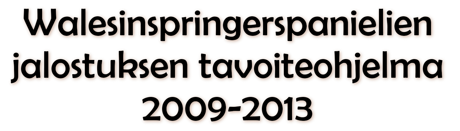 Springerspanielit ry