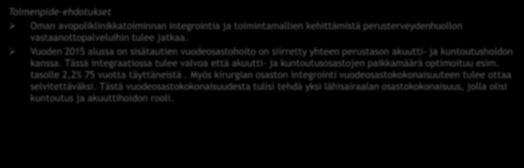 Erikoissairaanhoito ERIKOISSAIRAANHOIDON YHTEENVETO MILTÄ TUOTERYHMÄN KUSTANNUKSET JA KÄYTTÖ NÄYTTÄVÄT KUNTAVERTAILUSSA?