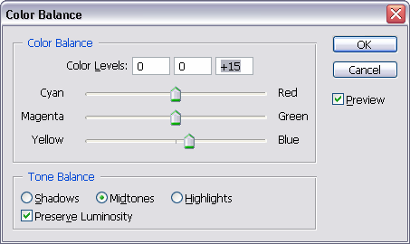 Värien sääs äätö - Color balance Mikäli kuvasta näkyy selvästi mitä