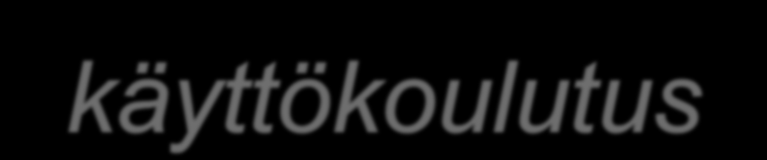 Toimintatapa moodle-verkko-opiskeluna mahdollistaa laitteen virtuaalisen käyttökoulutuksen esim. koulutuksen järjestäjä A:n tiloissa tai opiskelija A:n kotona.