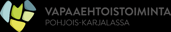 VAPAAEHTOISTOIMINTA POHJOIS-KARJALASSA-logo yhteistä näkyvyyttä vapaaehtoistoiminnalle!