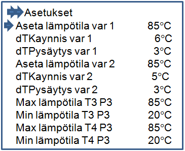 Ohjausyksikön käyttöönotto Tarkemmat ohjeet löytyvät automatiikan omasta käyttöohjeesta. Lue huolellisesti oma käyttöohje, jotta saat suojausasetukset asetettua.