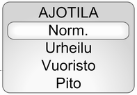 Ajaminen ja käyttö 109 Pidennetyn kantaman tila Kun auto saavuttaa sähkövoiman mahdollistaman enimmäiskantamansa, se kytkeytyy pidennetyn kantaman ajotilaan.