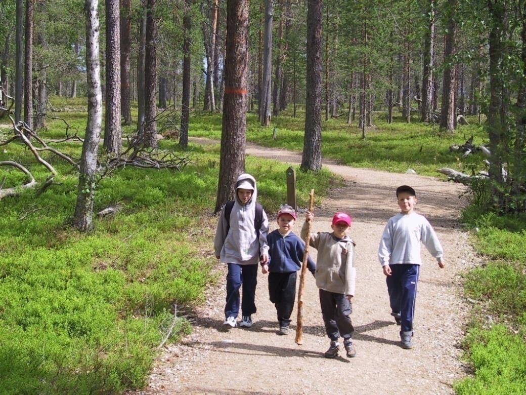 oppivat uusia taitoja ja asioita saivat lisää itseluottamusta ja rohkeutta eivätkä kokeneet luontoa