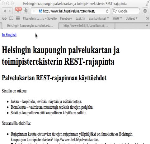 Esimerkkejä avatusta datasta ja sen käytöstä PKS-kuntien äänestysaluerajat ja Tilastokeskuksen tilastot PKS-Palvelupisterekisteri Tiedon yhteentoimivuuden edistäminen Tiedon visualisointi