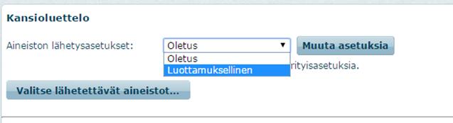 BUSINESS ONLINE, AINEISTOSIIRTO LIGHT AINEISTOJEN LÄHETYS 20.4.
