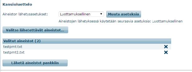 uusia asetuksia.