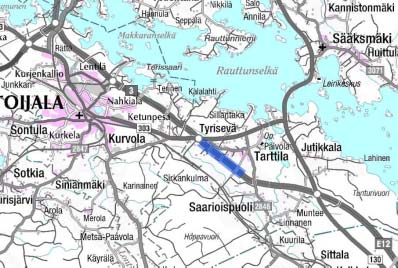 42 Tärinäviivatutkimuksia 2002-2004 Osa 2 Tärinäviivojen toiminnalliset ominaisuudet KOEPAIKAT 6