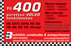 0i -89 Renault Megane 1.6-96 Skoda Felicia -98 Toyota Carina -88 Toyota Carina Sedan 1.6i -93 Toyota Corolla -89 Toyota Corolla 2D -98 Toyota Hi-Ace -96 Volvo 850-92 Volvo V70 STW 2.