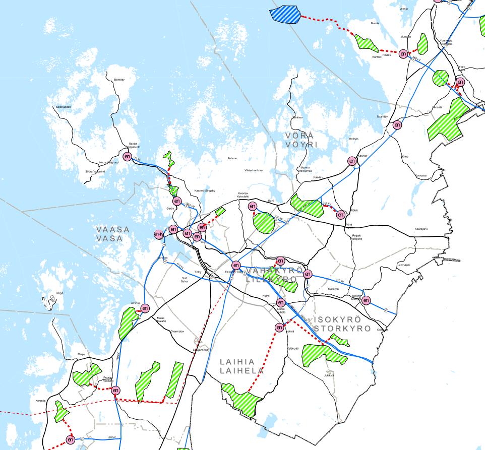 ENERGIA ENERGI Maakuntakaava, vaihe 2 Uusiutuvat energiamuodot ja niiden sijoittuminen Pohjanmaalla,