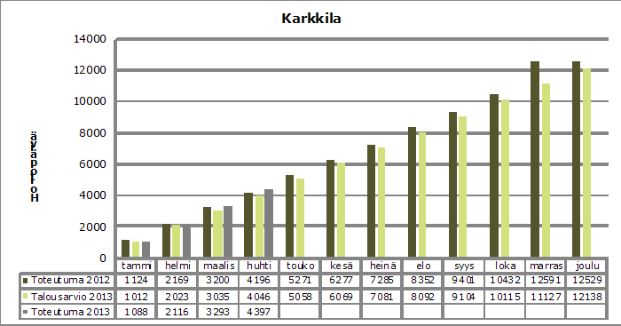 KUUKAUSIRAPORTTI sivu 51/29 7 Vuodeosastohoito, (omat ja ostot),