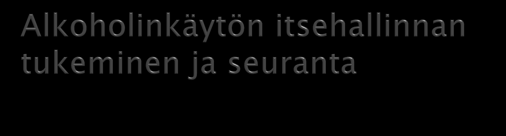 Muutamia hyödyllisiä kysymyksiä: 1. Miten onnistuit lopettamaan (silloin kun onnistuit)? Mistä tiesit lopettaa muutamaan ryyppyyn?