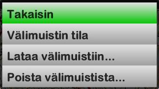 Kuva 11 Reitin taustanauhoitusnäyttö Välimuisti Karttaselaimessa on käytössä sisäinen välimuisti, toisin sanoen jokainen verkon yli ladattu karttalehti tallennetaan puhelimen muistiin tai