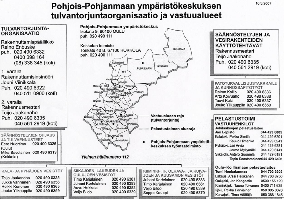 8 Tulvantorjuntaorganisaatio ja sen toiminta 8.