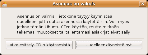 10.Asennetaan järjestelmää Ubuntua asennetaan ja tarvittavia kielipaketteja ladataan verkosta. Asennus voi kestää kymmeniä minuutteja 11.