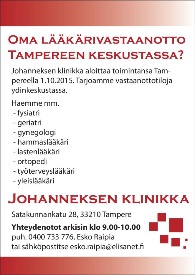 29 Suomen Kristillisen Lä ä kä riseurän SYYSPÄIVÄT 9.-11.10.
