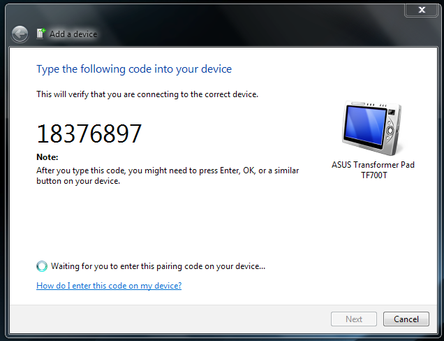 2. Napsauta hiiren oikealla painikkeella Bluetoothkuvaketta Windows ilmoitusalueella sen jälkeen valitse Add a device (Lisää laite). 3.